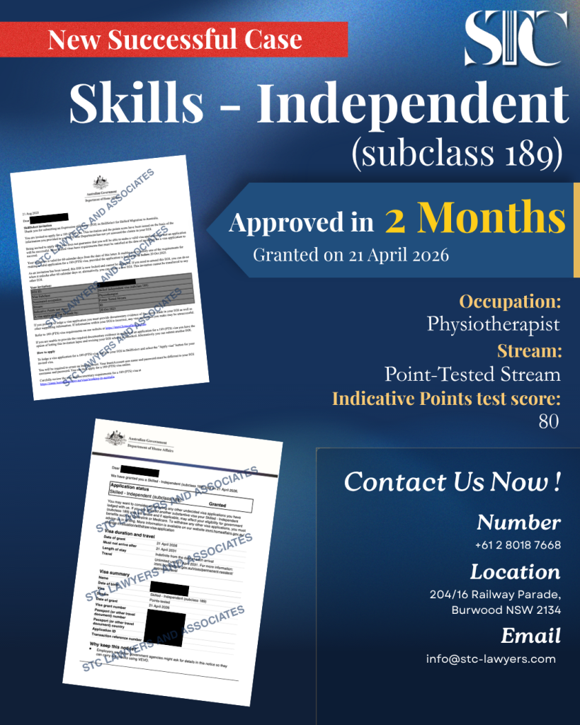 🚨 仅用2个月,成功获批澳洲189独立技术移民永久居民(PR)! 🇦🇺🎉 1 21 April 2026 1